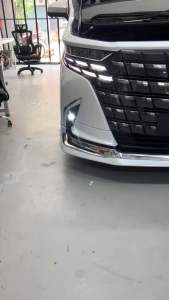 Toyota Alphard Vellfire AGH40 LED Golden Fog Light Projector Fog Lamp Goden White
