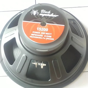 Speaker 15 inch subwofer blackspider  subwofer Component speaker Blackspider 15200 - 15 Inch
