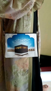 Tas Selempang Wanita Murah & Simple Kekinian Motif Mekkah Madinah