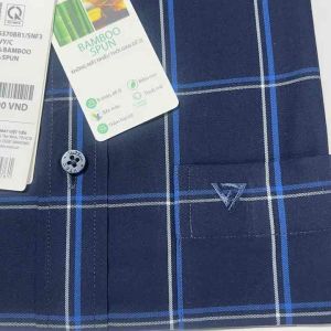 Áo sơ mi viettien ngắn tay lai ngang (1R6370)