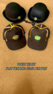 PAKET HEMAT Alat Atribut Perlengkapan Pramuka SD Siaga Putra Putri