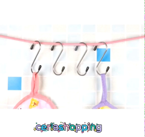 Gantungan Besi Hook bentuk S/ Gantungan Besi isi 4pcs
