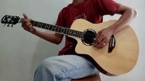 (PAKET HEMAT) Gitar Yamaha Custom Model Apx 500ii Murah Gratis Packing Kayu