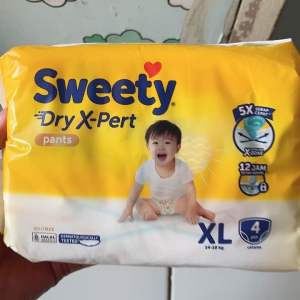 Popok Sweety Dry x-pert mini pack size XL isi 4pcs celana