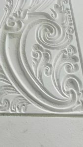 Cetakan Masif CNC Gypsum/Beton Motif Ornamen Ukuran 30x90 bahan spons eva