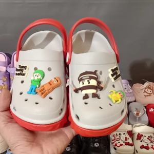 Sandal Anak Laki-laki Terbaru Sendal Selop Motif Tung Tung Sahur Anti Slip Nyaman Di Pakai Fashion