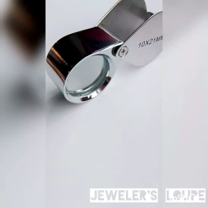 Magnifier 10X21MM กล้องส่องเพชร กล้องส่องพระ เลนซ์แก้ว / stainless frame