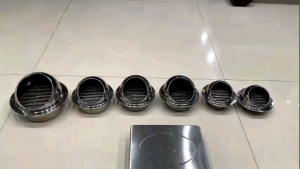 Chụp thông hơi inox Chụp che ống hút mùi bếp Chụp che mưa Ventcap