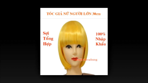 Đẹp Lung Linh Với Tóc Giả Cosplay Nữ Nguyên đầu Ngắn 30cm Nhiều Màu