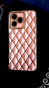 Case Luxury Puff Chroem 9A 9C A1 2020 Note 8 Note 9 Pro Note 10 Note 10S Softcase Casing Motif 3D karakter boneka kucing