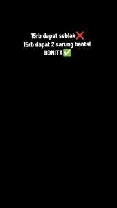 Sarung Bantal Bonita Bantal Guling Isi 2 Pcs 1 Pack