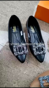 ATALIA Sepatu Flatshos wanita  flatshoes wanita kekinian  buat kuliah kerja sepatu balet