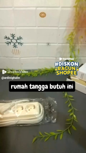 Stop Kontak Listrik 3 Lubang Kabel Arde 15m / 15 Meter KAWASHUKI / SUNFREE