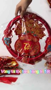 Vòng Tài Lộc Treo Trang Trí Tết Đồ Trang Trí Tết Nguyên ĐánTreo Tường May Mắn