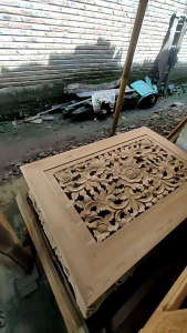 meja tamu minimalis model ketapang 2 laci kayu jati 120x80x45