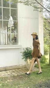 FIGANDTONKA | Set lụa Ý lệch vai - YURI SET