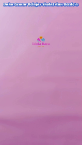 Buku Gemar Belajar Sholat - Gemar Berdoa 64 Hal (PAH)