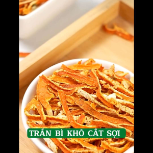 Trần bì sợi  pha trà (vỏ quýt cam sấy khô) -65N-33F