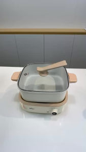 Nồi lẩu điện mini 4L Bear DHG-C40M1 - Đa năng Lẩu/ Nướng/ Chiên xào chống dính cao cấp cho bữa ăn ngon cho gia đình bạn