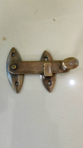 Grendel Slot Kunci Pintu Kuningan Klik Antik 1 Pcs