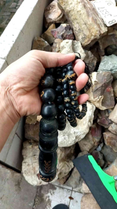 Aksesoris Tasbih Cambuk Cemeti Asmaul Husna Hitam