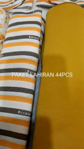 Paket Lahiran Komplit 44PCS Serian Kuning Mustard