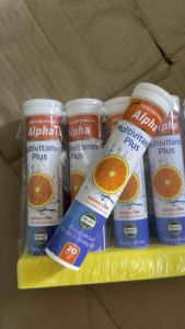 Sủi vitamin c alpha multivitamin tuyp 20 viên tăng cường sức đề kháng