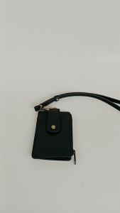 dompet name tag id card holder multifungsi zipper rell sleting aman dan nyaman untuk kartu dan uang