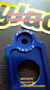 BRAKET AKI PENAHAN AKI MOBIL WARNA BIRU MERAH AKI 45A