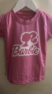 Tshirt Kids Kaos Atasan Oblong Anak Perempuan Sablon Karakter BARBIE VILAR 1-12 Tahun