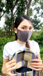 nón chống nắng khóa kéo giữa Không Co Giãn vòng đầu dưới 57cm [Tặng Vớ]