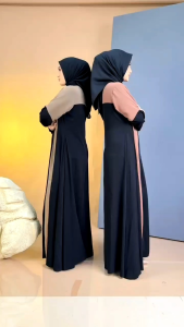 MAZZYA DRESS BY Nadheera Luxury gamis dress rayon premium x babydoll premium busui wudhu friendly