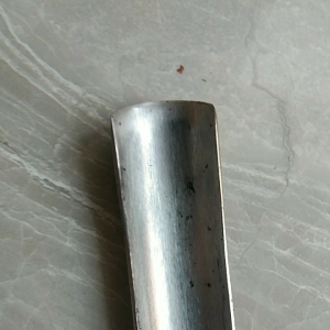pahat/pisau  bubut kayu kluntong besar/lengkung besar 3cm dari baja kikir