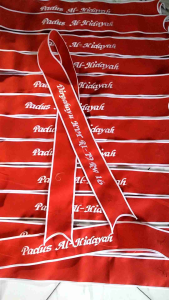 Atribut Agustusan Slempang Dewasa / Slempang Merah Putih