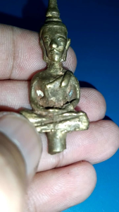 พระยอดธง ขุนวัง วัดไก่เตี้ย สภาพเก่าเก็บ เนื้อแก่ทองคำ