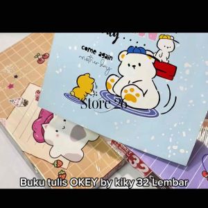 Buku tulis okey by kiky 32 lembar / buku 32 lembar