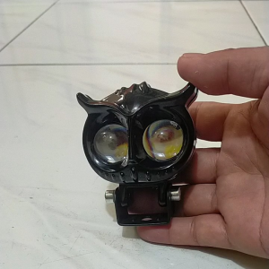 Lampu Tembak Sorot Laser LED D2 OWL 2 Warna Model Burung Hantu. Super Terang.