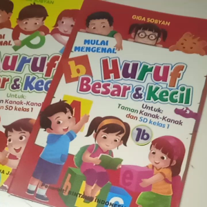 PAKET 2 BUKU MENULIS HURUF BESAR & KECIL Untuk anak TK &SD