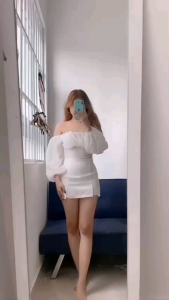 Áo Croptop Tay Phồng Vải Xốp Cao Cấp Tiểu Thư L10-1 Thắt Nơ Lưng Kèm Mút NgựcTuyếts House