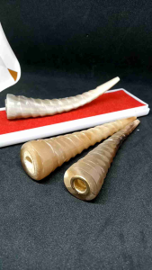 once pipa tanduk kerbau bule motif ulir berkualitas m133