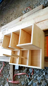 กล่องไม้ใส่แก้ว32/22zoงานดิบ