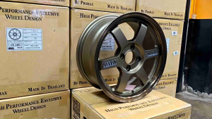 New Sport Rim 15inch Promax Wheels TE37 15X7JJ ET35 4H100 Old Gold