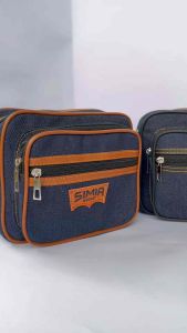 Tas Selempang Pria Wanita Resleting 3 Tas Waistbag Model Minibag