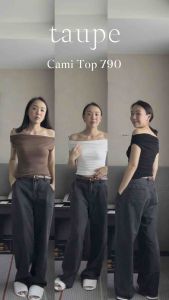 เสื้อปาดไหล่ย่นทรงสวย ดีเทล ผ้าคอตตอนแบบยืดพรีเมี่ยม สมาร์ทแนวรูปแบบยิ่งมืออาชีพ สามารถปรับใส่ได้หลายแบบ จะหยิบแมทซ์กางเกงผ้า กางเกงยีนส์ กระโปรง หรือขาสั้น สวยทุกลุค