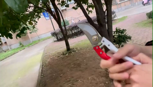 Alat Bonsai dan Berkebun Gunting Dahan Import SK 5 Gagang Besi Merah Putih