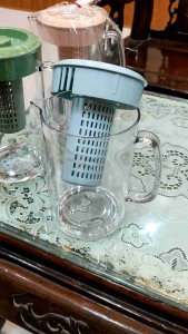 Ca kính có lọc 1500ml 1800ml bình đựng nước có lõi lọc tiện dụng hàng cao cấp việt nhật