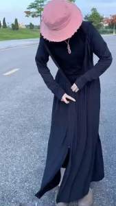 Áo Khoác Chống Nắng Toàn Thân Nữ Dáng Váy Vải thun lạnh chống tia cực tím