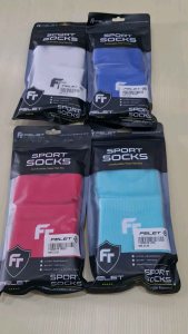 Felet High-Quality Cotton Medium Socks for Sports and Casual Wear - Assorted Colors