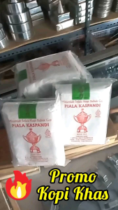 HARGA PROMO KOPI BUBUK MURNI ROBUSTA - ARABICA KASPANDI CAP PIALA (BUNGKUS KERTAS)