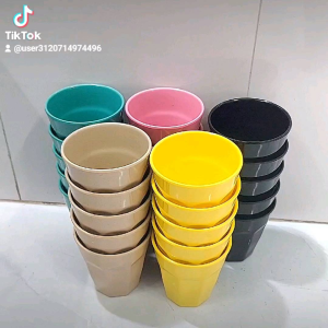 Combo 10 ly nhựa Melamine cao cấp đủ màu